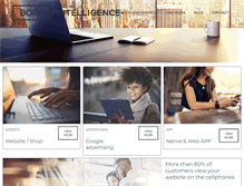 Tablet Screenshot of bornintelligence.com
